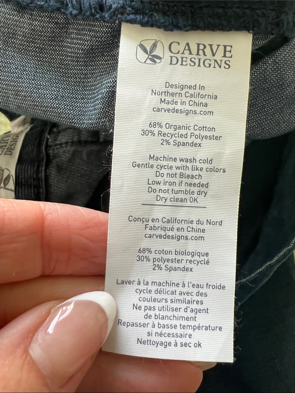 Carve Designs Women's Oahu Shorts 10" in Vintage Blue Size 4 - Picture 8 of 8